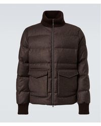 Herno - Daunenjacke Aus Wolle Und Kaschmir - Lyst