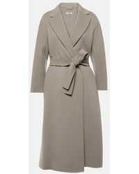 Max Mara - Manteau Cache-Cour En Laine - Lyst