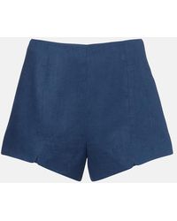 Posse - Sabine Linen Shorts - Lyst