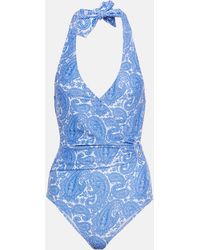 Heidi Klein - Cap Mala Printed Swimsuit - Lyst