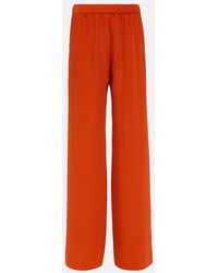 Valentino - Cady Couture Wide-Leg Pants - Lyst