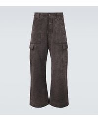 Rick Owens - Denim Cargo Pants - Lyst