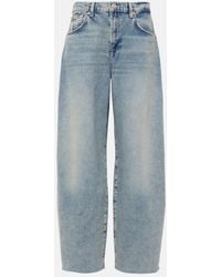 7 For All Mankind - High-Rise Wide-Leg Jeans Bonnie - Lyst