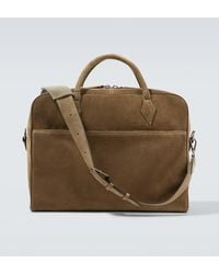 Metier - Closer All Day Suede Briefcase - Lyst