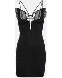 Nensi Dojaka - Frill-Trimmed Minidress - Lyst