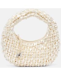 STAUD - Reef Crochet Embellished Shoulder Bag - Lyst
