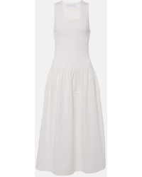 Proenza Schouler - Vestido Midi Malia Label De Popelin - Lyst