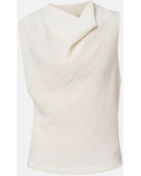 Vince - Top De Punto Drapeado - Lyst
