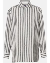 Ralph Lauren - Capri Striped Linen Shirt - Lyst