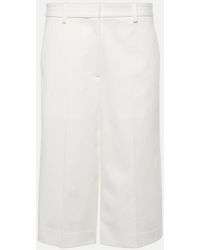 Nili Lotan - Erza Cotton Bermuda Shorts - Lyst