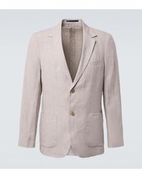 Sunspel - Blazer De Lino - Lyst