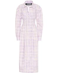 Jacquemus Abito chemisier La Robe Valensole in cotone - Viola