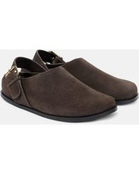 A.Emery - Louis Suede Slingback Flats - Lyst