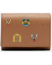 Loewe - X Louis Wain Portemonnaie Cats Aus Leder - Lyst