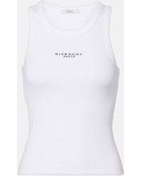 Givenchy - Logo Ribbed-Knit Cotton Jersey Tank Top - Lyst