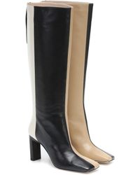 Wandler Isa Leather Knee-high Boots - Black