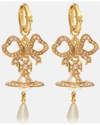 Vivienne Westwood - Orecchini Pendenti Rigoberta Con Perle Bijoux - Lyst