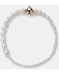Sophie Bille Brahe - Petite Peggy 14Kt Bracelet With Freshwater Pearls - Lyst