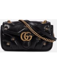 Gucci - 'GG Marmont Mini' Quilted Shoulder Bag, - Lyst