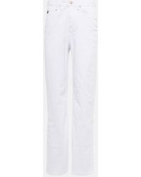 AG Jeans - High-Rise Wide-Leg Jeans - Lyst