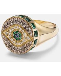 Ileana Makri - Ring Dawn Candy Aus 18Kt Gelbgold Mit Edelsteinen - Lyst