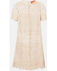 La DoubleJ - Minikleid Lacey Aus Makramee - Lyst