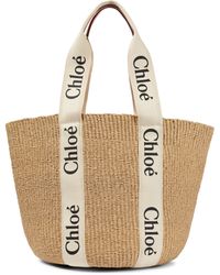 Borse Chloé in Paglia Bianco - 22135929