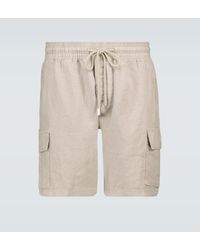 Vilebrequin - Pantalones cortos Baie de lino - Lyst