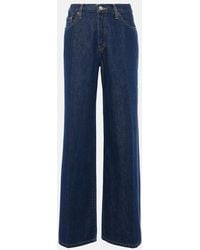 RE/DONE - Palazzo Mid-Rise Wide-Leg Jeans - Lyst