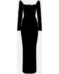 Mugler - Robe Re/Edit Les Meduses Aus Samt - Lyst