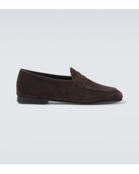 Rubinacci - Suede Loafers - Lyst