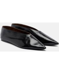 KHAITE - Miriam Leather Ballet Flats - Lyst