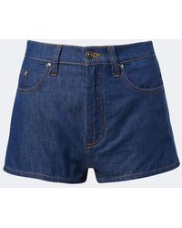 Versace - Denim Shorts - Lyst