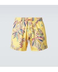 Etro - Printed Swim Trunks - Lyst