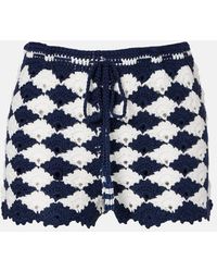 FARM Rio - Shorts Aus Haekelstrick - Lyst