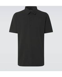 Loro Piana - Cotton Pique Polo Shirt - Lyst