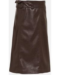 AYA MUSE - Eyeria Midi Skirt - Lyst