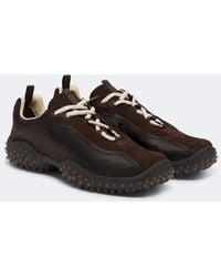 Miu Miu - Bubble Suede-Trimmed Sneakers - Lyst