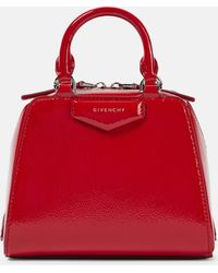 Givenchy - Antigona Cube Nano Leather Tote Bag - Lyst