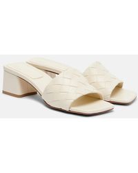 Bottega Veneta - Parco 45 Intrecciato Leather Mules - Lyst