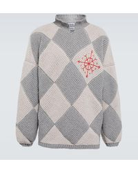 Adish - Embroidered Cotton Sweater - Lyst