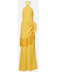 ‎Taller Marmo - Meteora Open-Back Crepe Cady Gown - Lyst