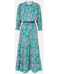 Heidi Klein - Santa Rosa Paisley Cotton-Blend Maxi Dress - Lyst