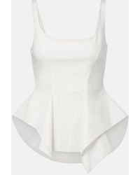 KHAITE - Loa Cotton Poplin Top - Lyst