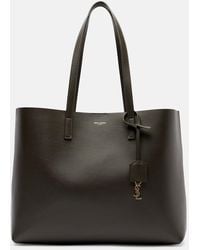 Saint Laurent - Shopping Large Leather Tote Bag - Lyst