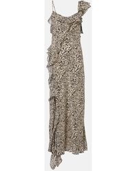 RIXO London - Maxikleid Ester Aus Crepe De Chine Aus Seide - Lyst
