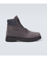 Moncler - Peka Suede Ankle Boots - Lyst