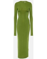Alex Perry - Crystal-Embellished Jersey Maxi Dress - Lyst