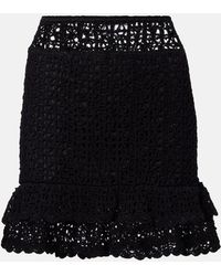 Anna Kosturova - Mini-Jupe Brigette En Crochet De Coton - Lyst