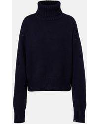 Extreme Cashmere - Crop Xtra Cashmere Turtleneck Sweater - Lyst